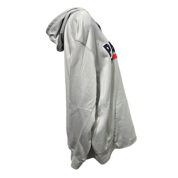 Nike NFL Patriots Dri-Fit Hoodie Sz XXL Gray Mens On Field Apparel Pullover Kang - Picture 6 of 8
